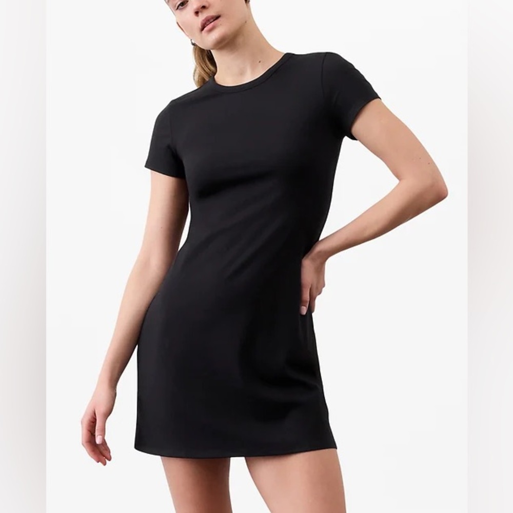 ATHLETA Signature Rib Tee Dress Medium
